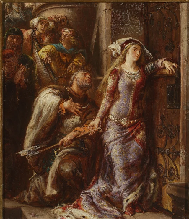 Queen Jadwiga and Dymitr of Goraj