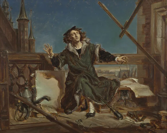 Nicolaus Copernicus. Sketch to the Painting "Astronomer Copernicus, or Conversation with God"