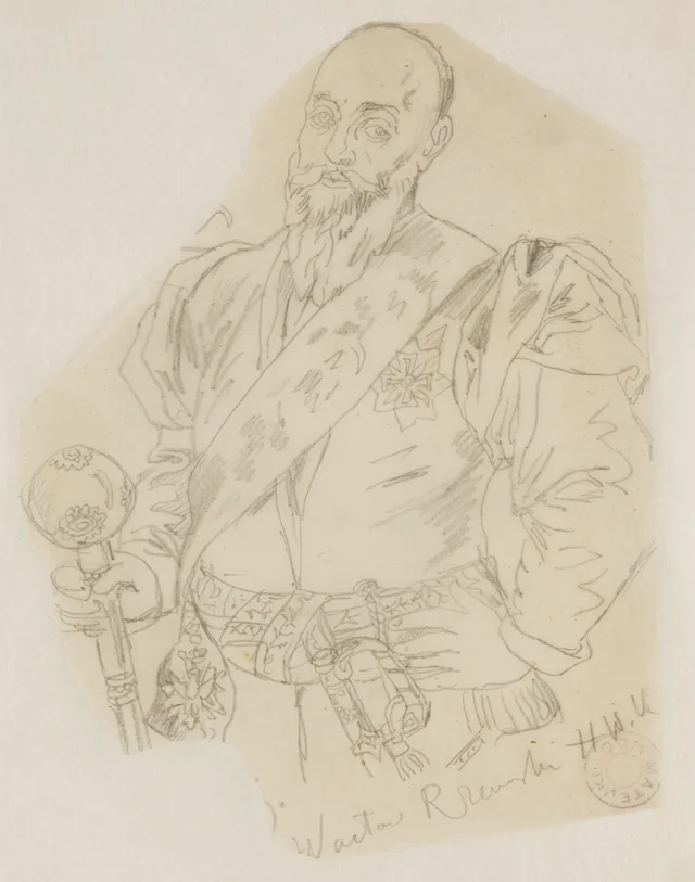 Buste de Wacław Rzewuski, grand hetman de la Couronne, Jan Matejko
