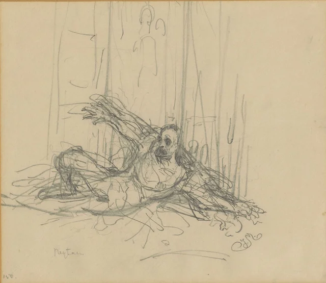 Figure and bust of Rejtan, studies for the painting "Rejtan. The Fall of Poland"