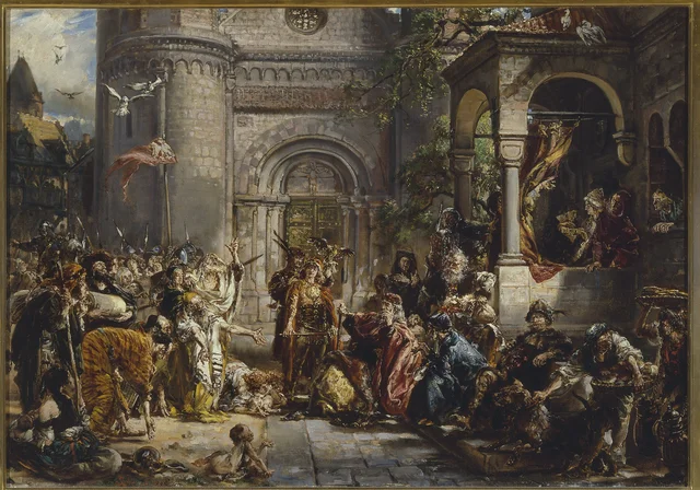 The Reception of the Jews. AD 1096
