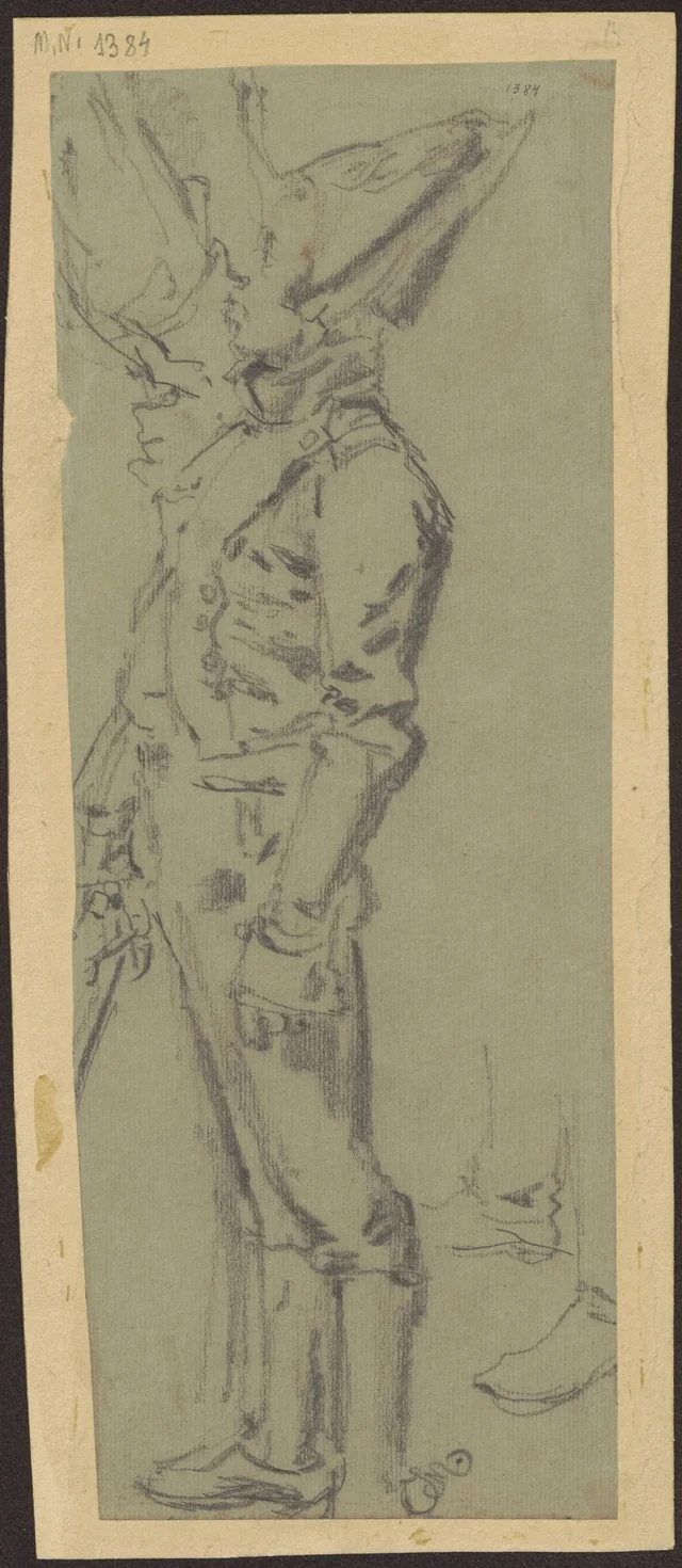 Study of the figure of an officer for the painting “Constitution of 3 May 1791”