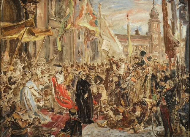Sketch for the painting “Constitution of the 3 May”