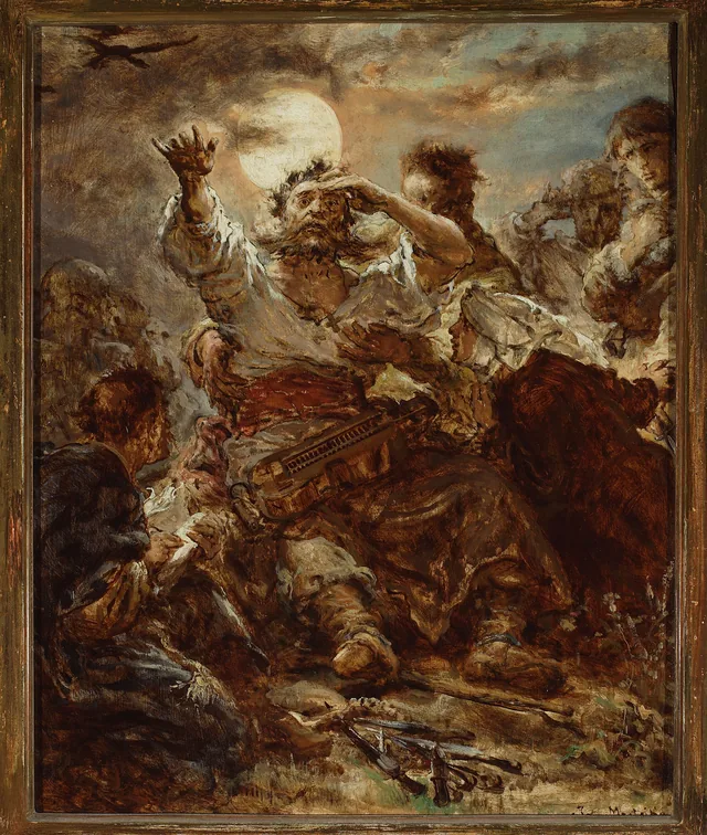 Sketch for the painting “Wernyhora”