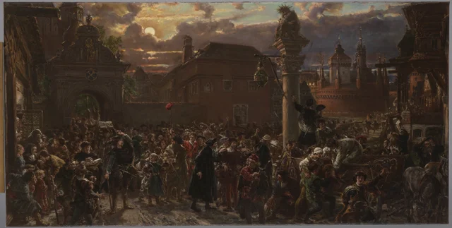 Students Leaving Krakow in 1549