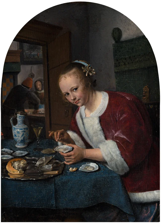 Girl Eating Oysters, Jan Steen