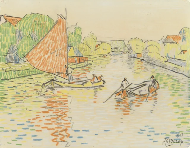 Canal cerca de Veere, Jan Toorop