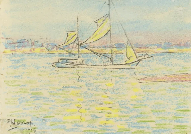 Two-master on Zeeland Waters