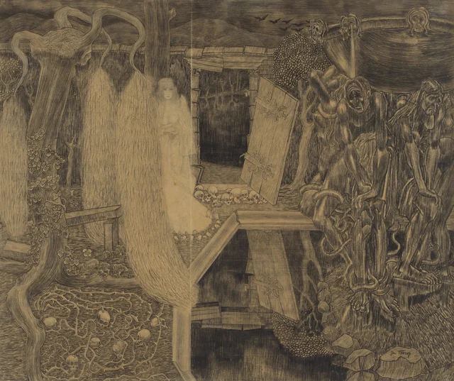 El viejo jardín de las penas, Jan Toorop