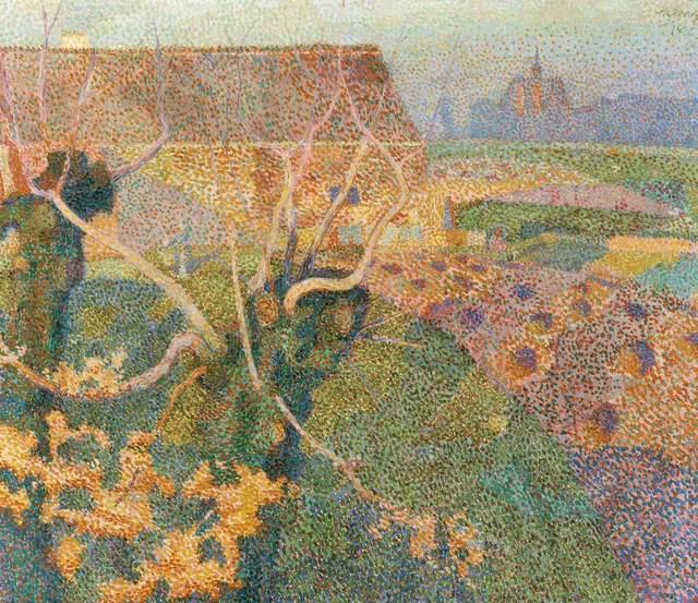 Los dos sauces («Sol de noviembre»), Jan Toorop