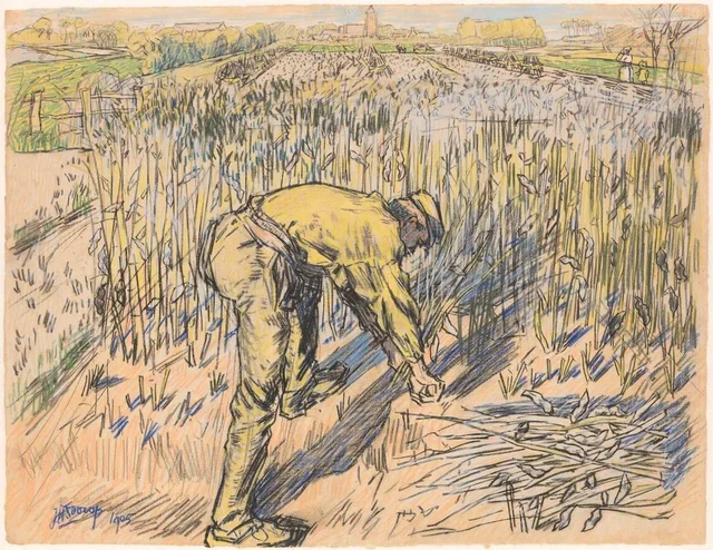 Moissonneur de haricots, Jan Toorop