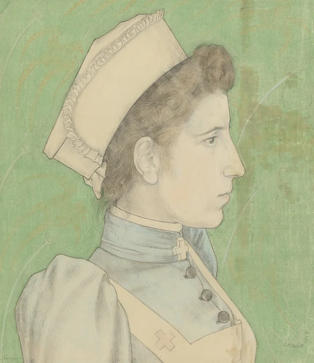 Retrato de la hermana Nelly (Nelly Goudkade)