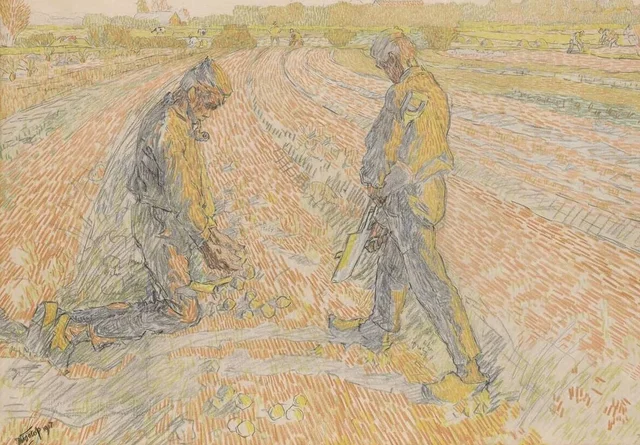Ramassage des pommes de terre, Jan Toorop