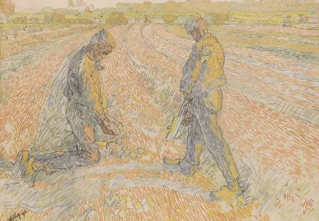 Recogida de patatas, Jan Toorop