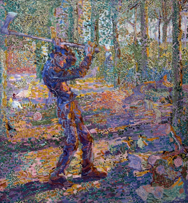 Trabajo (El leñador)