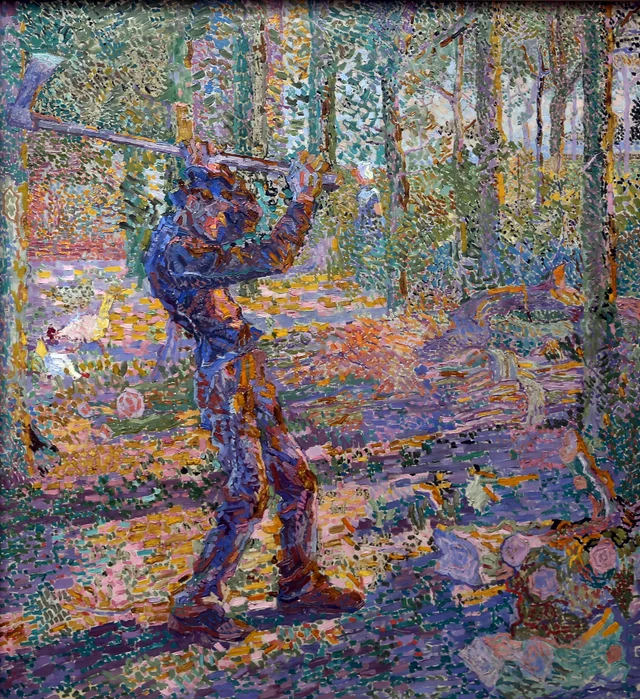 Travail (Le Bûcheron), Jan Toorop