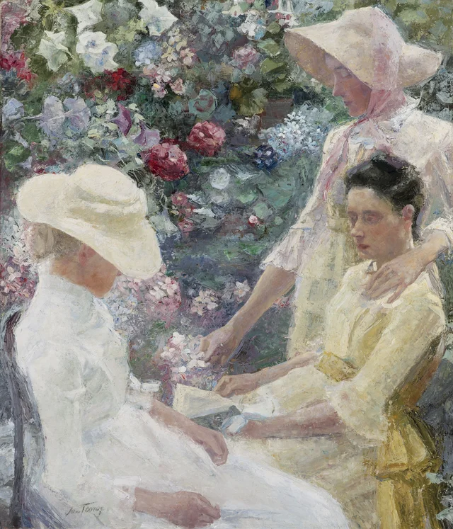 Trío florido, Jan Toorop