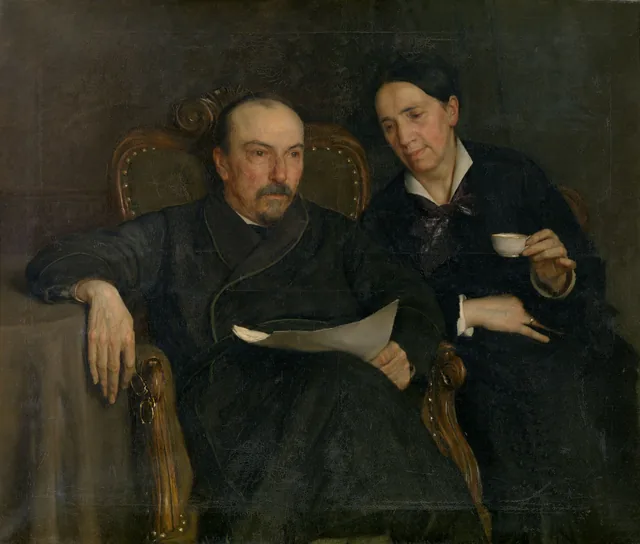 The Poet Jan Van Beers and his Wife, The Artist's Parents