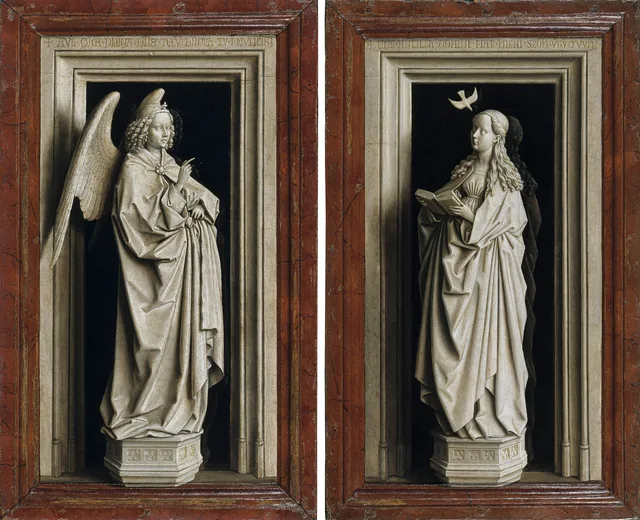 The Annunciation Diptych, Jan van Eyck