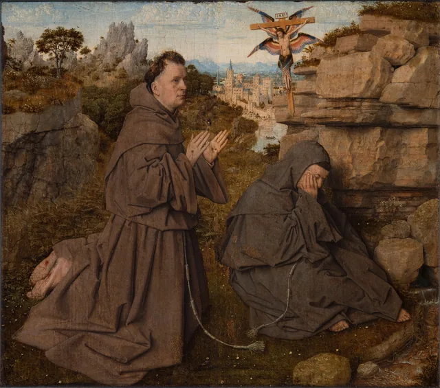 Saint Francis Receiving the Stigmata, Jan van Eyck