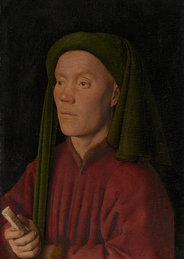 Retrato de hombre («Léal Souvenir»), Jan van Eyck