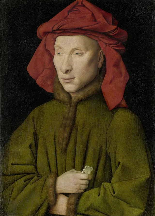 Portrait of a Man with a Red Chaperon, Jan van Eyck