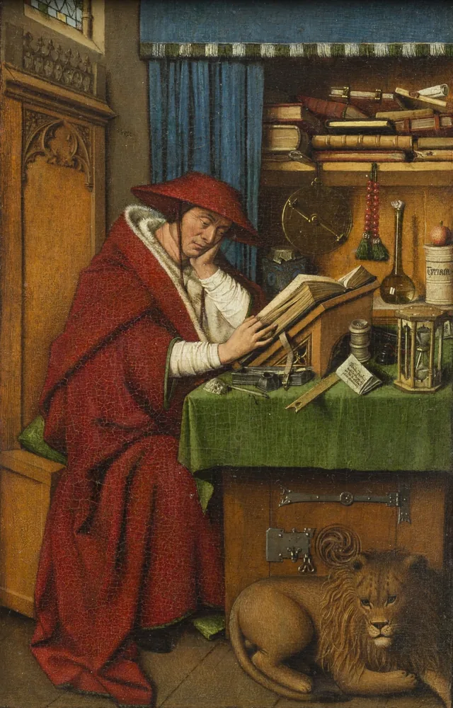 Saint Jerome in His Study, Jan van Eyck