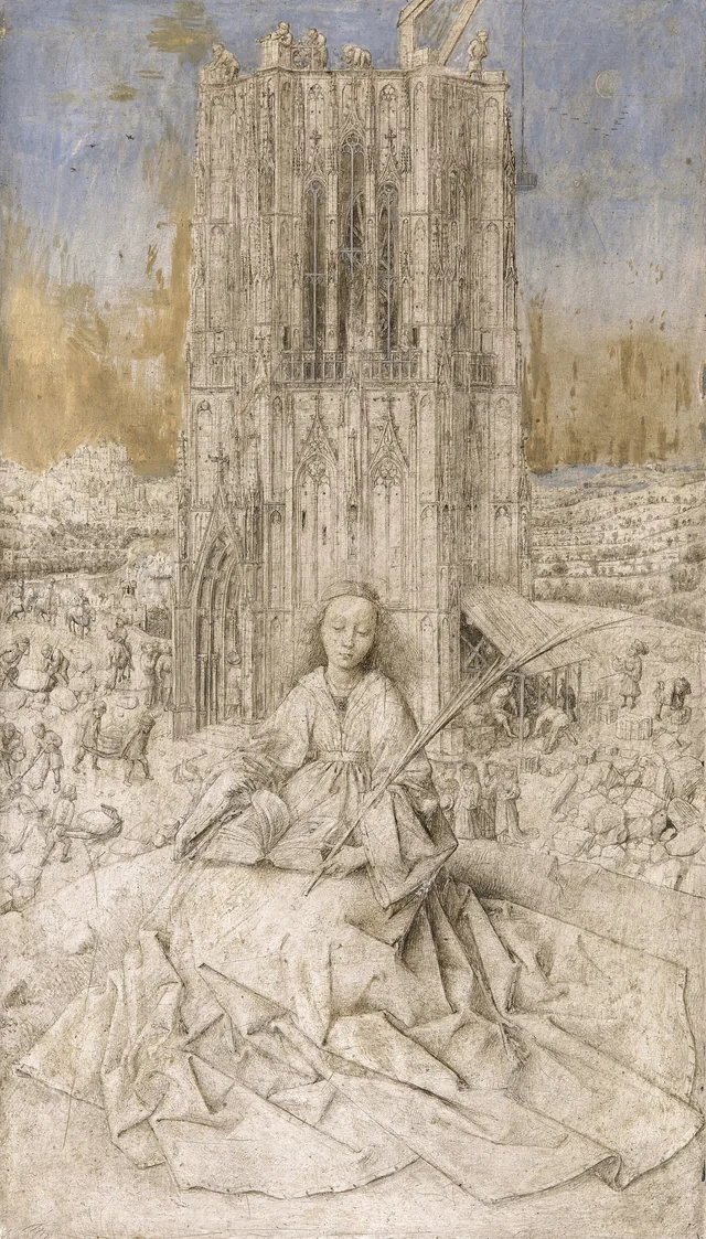 Saint Barbara, Jan van Eyck