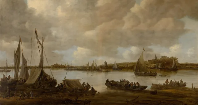 Vista do Reno perto de Hoog-Elten, Jan van Goyen