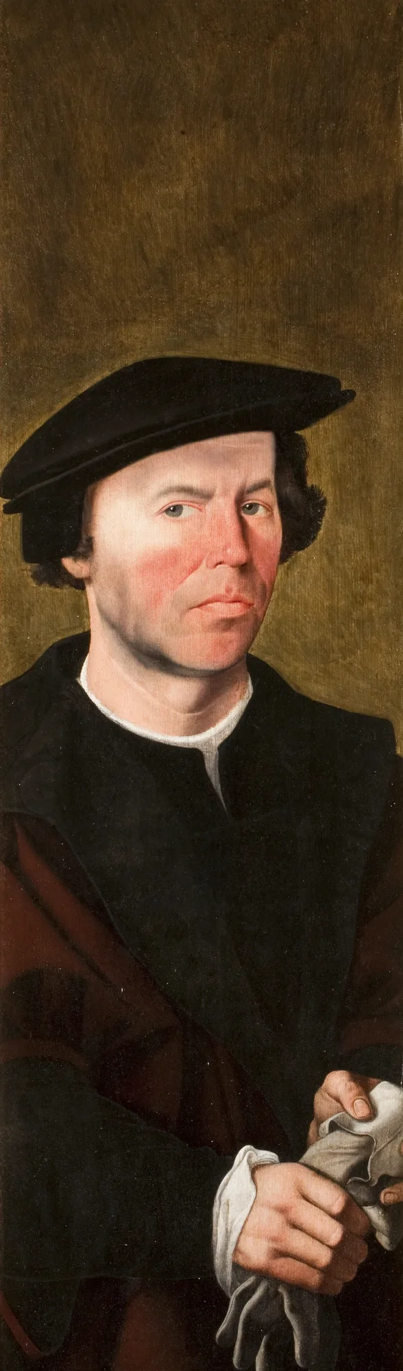 Portrait of a Donor (reverse of the left wing of a triptych), Jan van Scorel