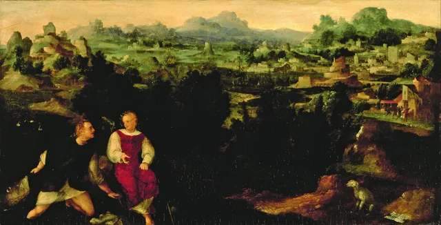 Tobias with the Angel in a Landscape