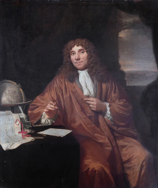 Anthonie van Leeuwenhoek (1632-1723), naturalista de Delft, Jan Verkolje