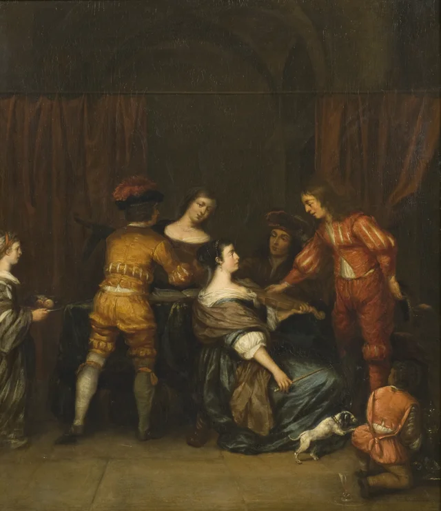 Concert en compagnie, Jan Verkolje