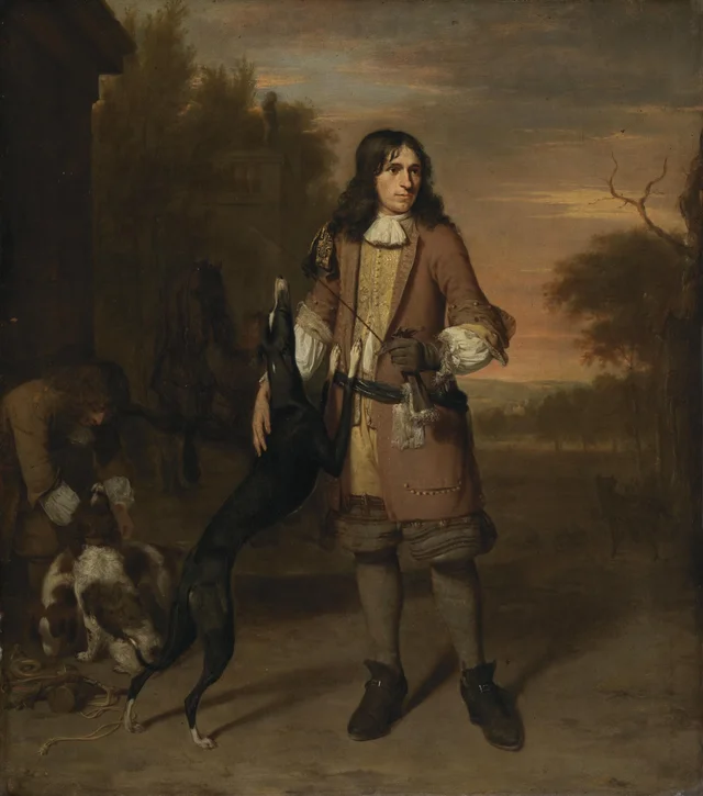 Portrait of a Man as a Hunter, Jan Verkolje