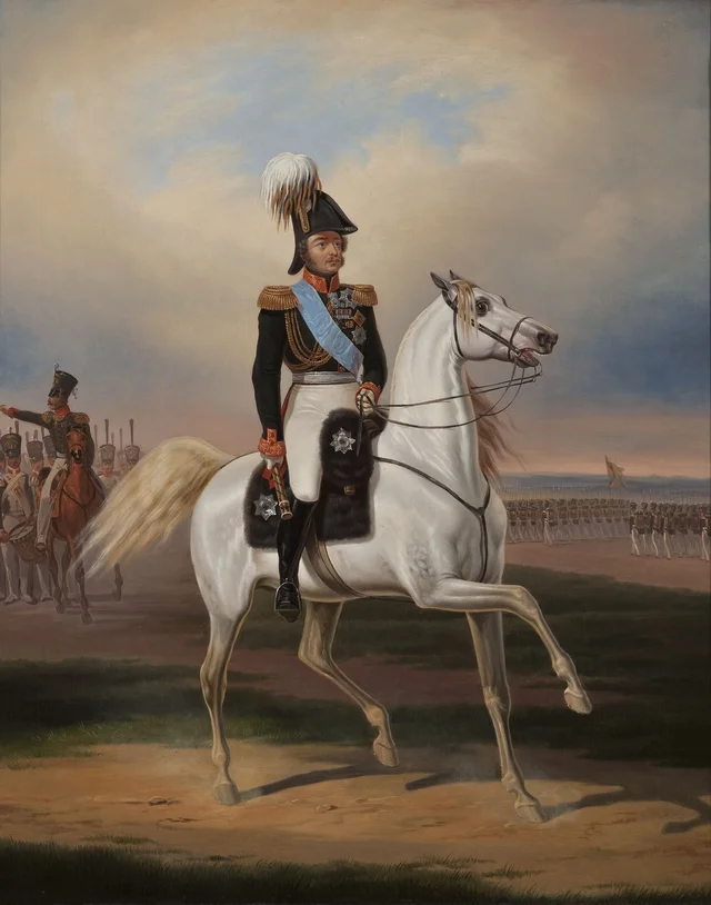 Equestrian Portrait of Paskevich, January Suchodolski