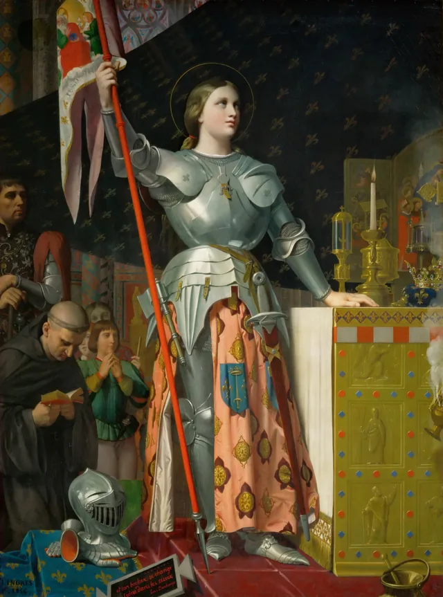 Joan of Arc at the Coronation of Charles VII, Jean-Auguste-Dominique Ingres