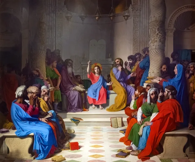 Jesus among the doctors, Jean-Auguste-Dominique Ingres