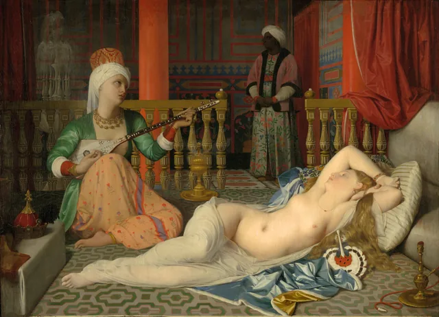 Odalisque with a Slave, Jean-Auguste-Dominique Ingres