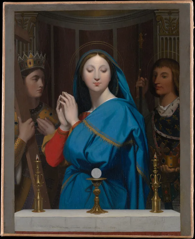 The Virgin Adoring the Host, Jean-Auguste-Dominique Ingres