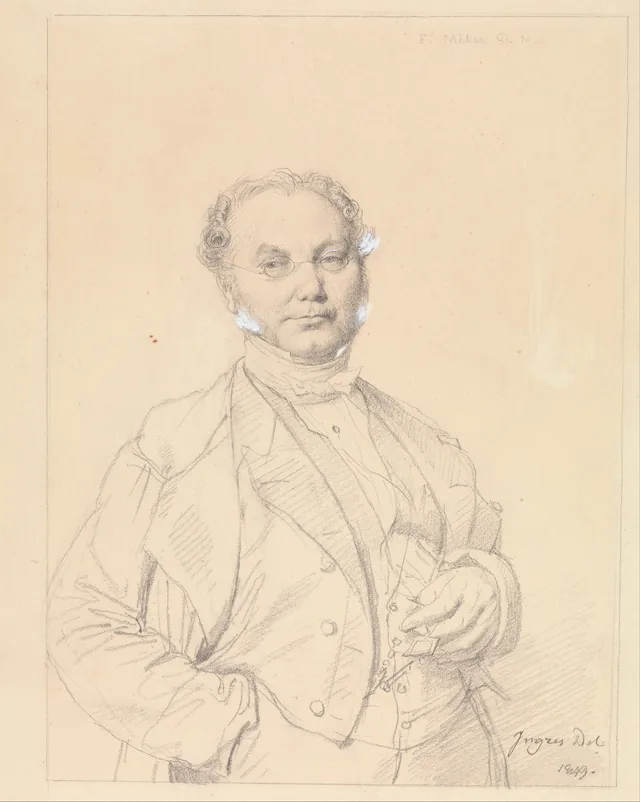 Dr. François Mêlier, Jean-Auguste-Dominique Ingres
