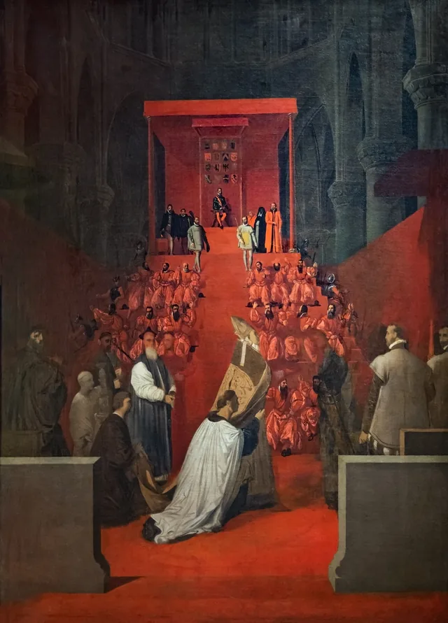 The Duke of Alba at Saint Gudule's in Brussels, Jean-Auguste-Dominique Ingres