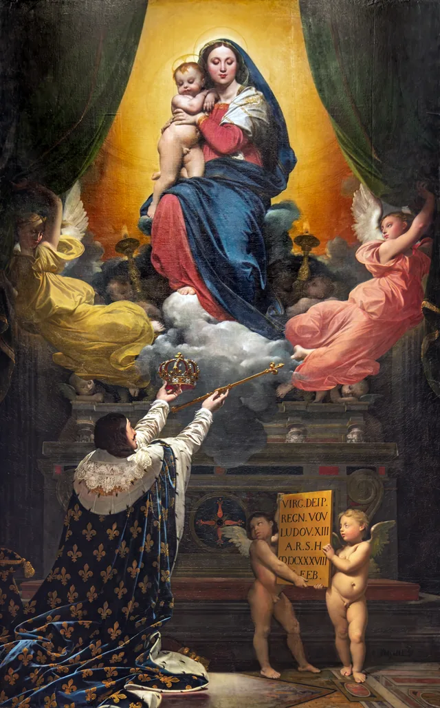 El voto de Luis XIII, Jean-Auguste-Dominique Ingres