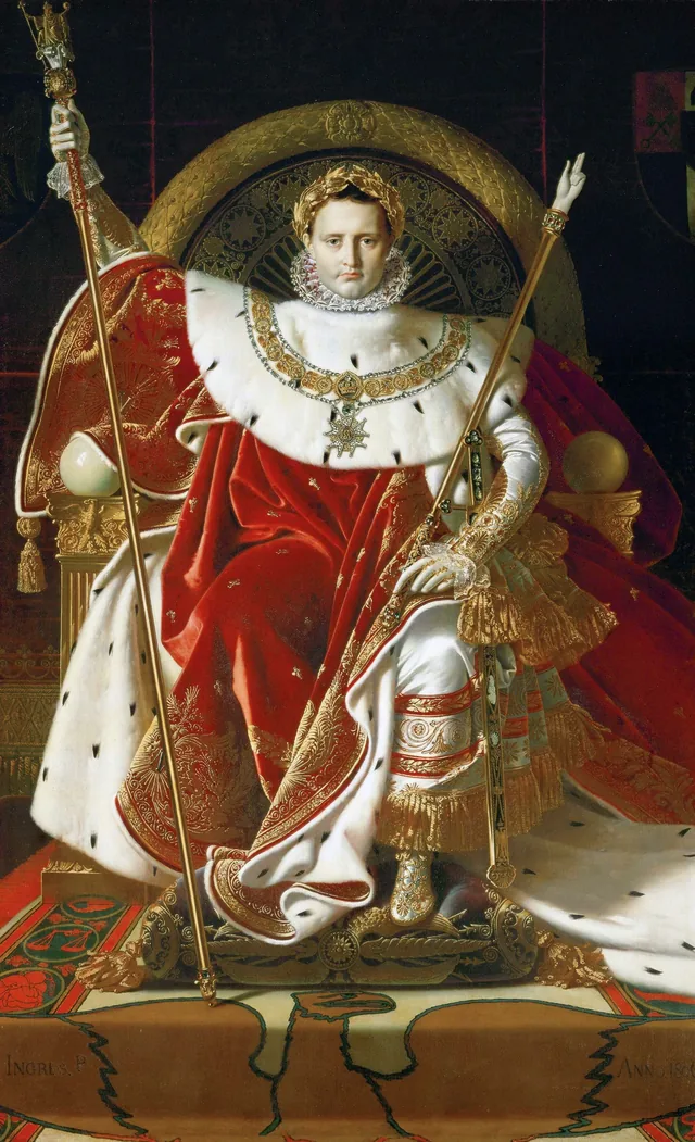 Napoleon I on his Imperial Throne, Jean-Auguste-Dominique Ingres