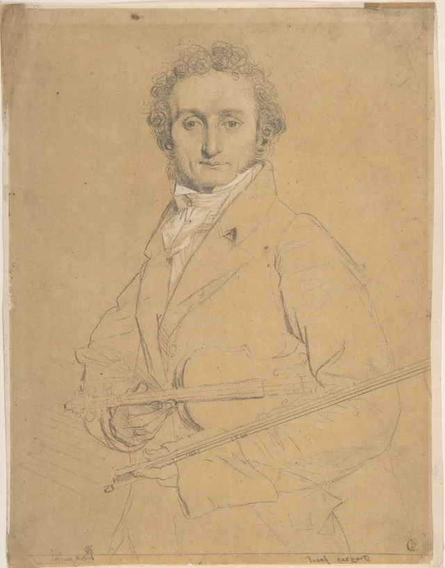 Niccolò Paganini (1782–1840), Jean-Auguste-Dominique Ingres