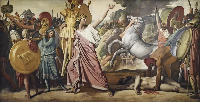 Romulus, vainqueur d'Acron, Jean-Auguste-Dominique Ingres