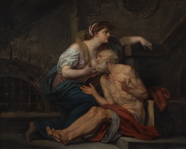 Cimon et Péro : « La Charité romaine », Jean-Baptiste Greuze