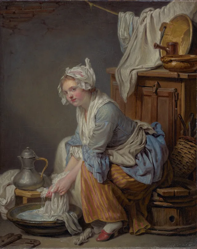 La Blanchisseuse, Jean-Baptiste Greuze