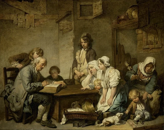 La Lecture de la Bible, Jean-Baptiste Greuze