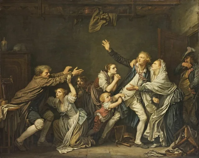 La Malédiction paternelle, Jean-Baptiste Greuze