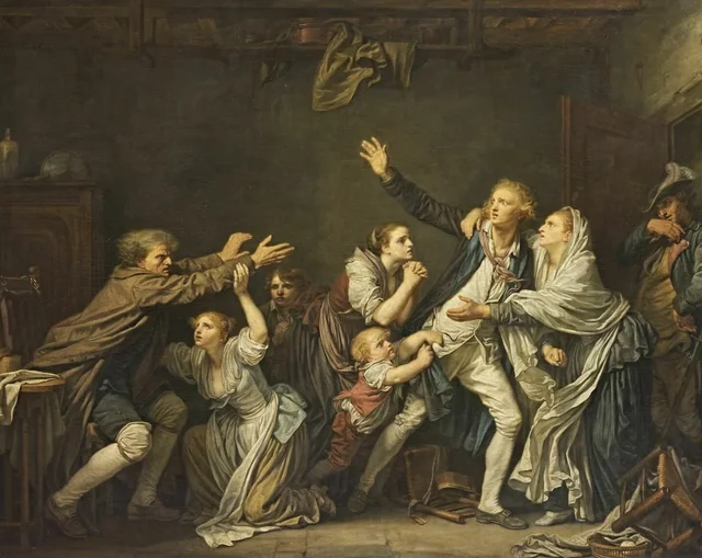 La maldición paterna, Jean-Baptiste Greuze
